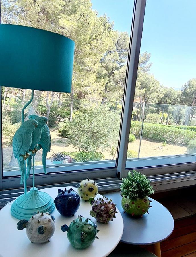 Superbe Appartement Dans Cadre D'Exception - Piscine, Plage Et Tennis Prive Bandol Eksteriør billede