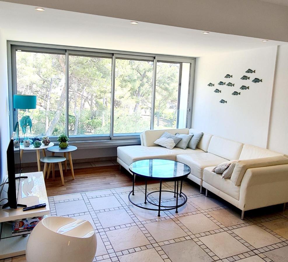 Superbe Appartement Dans Cadre D'Exception - Piscine, Plage Et Tennis Prive Bandol Eksteriør billede